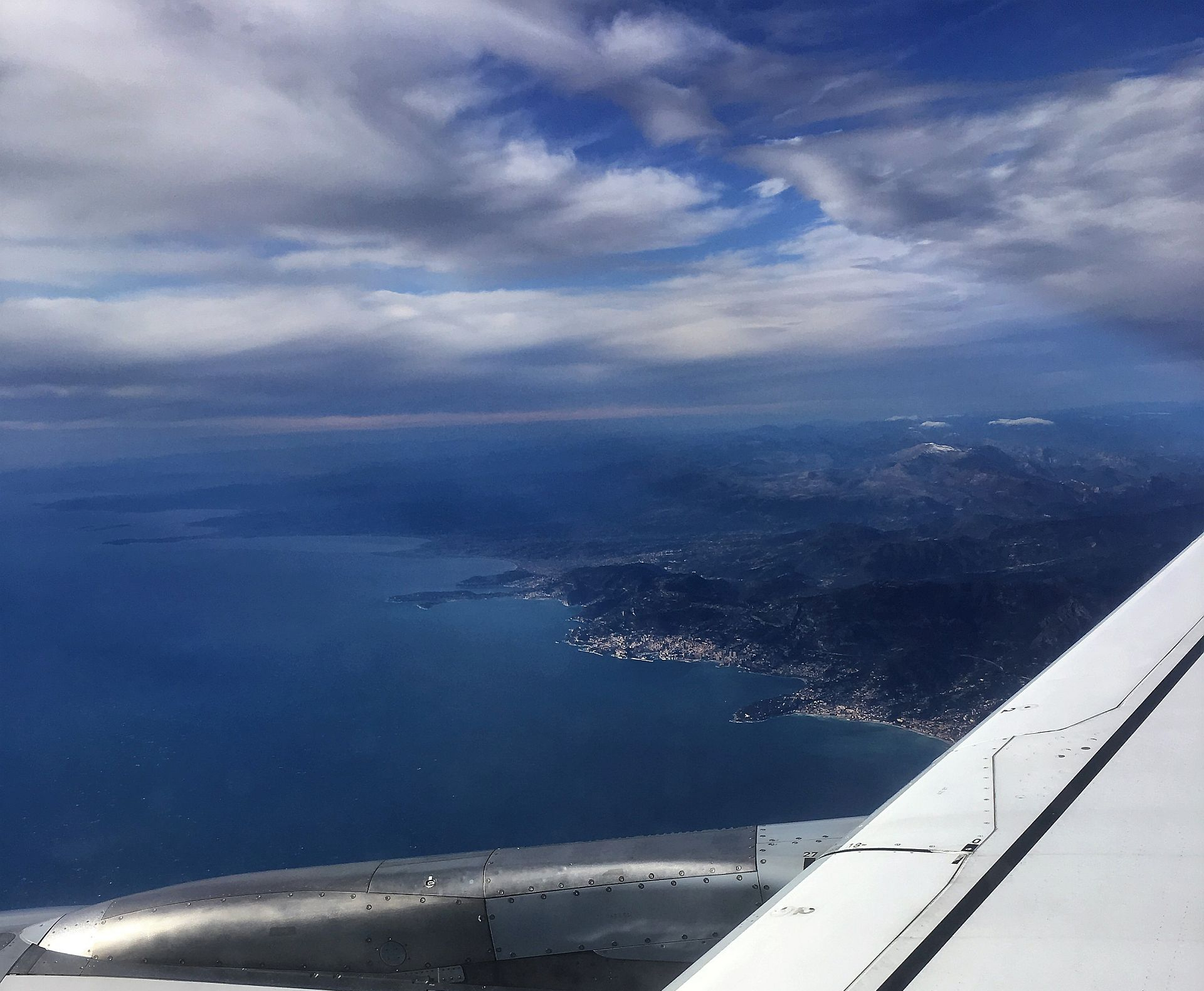 Anflug auf Monaco